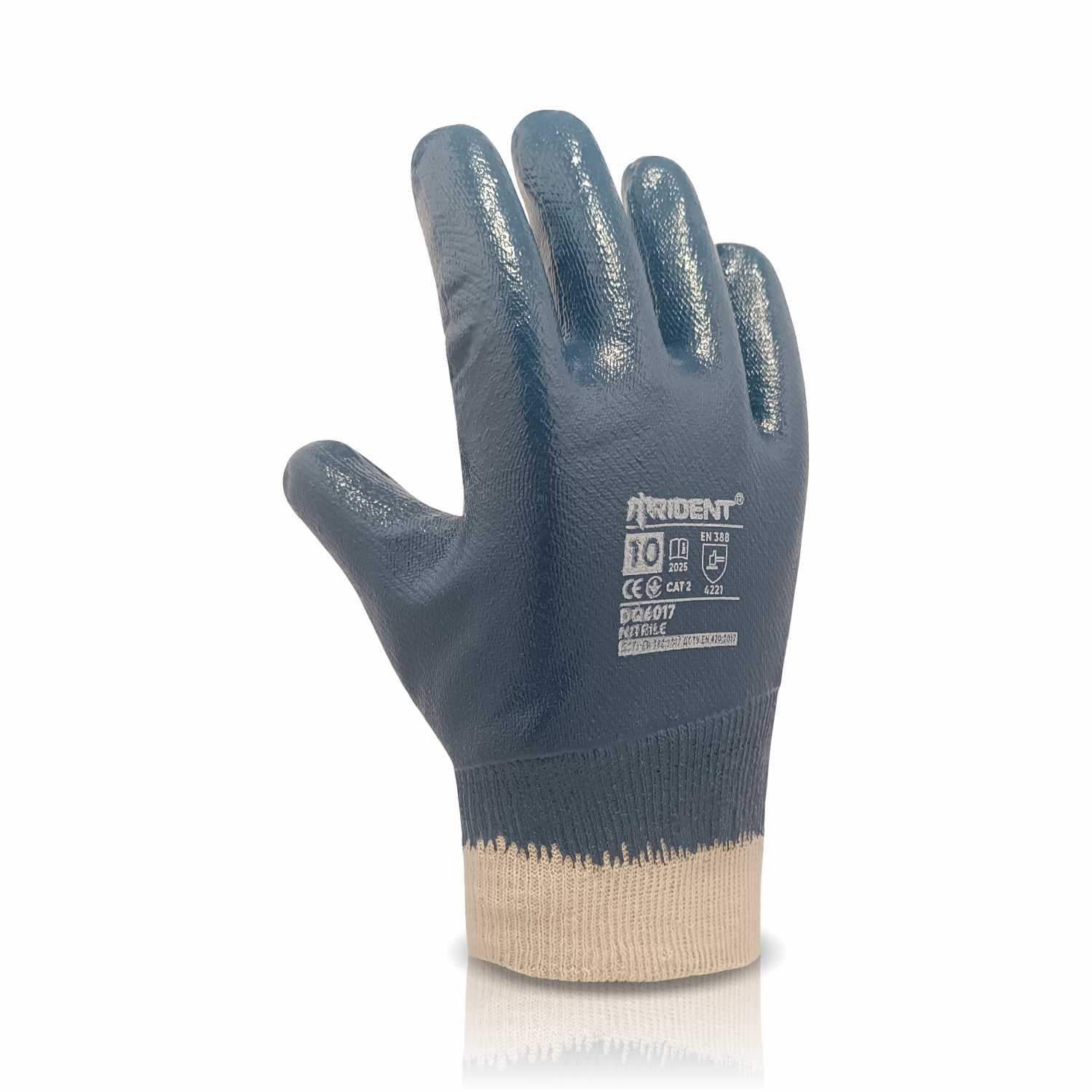 Рукавички нітрилові, повний облив Trident DQ 6017